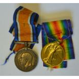 A WWI pair to M2-166685 Pte. A. Gaymer A.S.C., 1914-18 War Medal and Victory Medal (2)