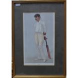 Various Vanity Fair Spy prints of Cricketers including Ranji, Tom, Bobby, An Artful Bowler,