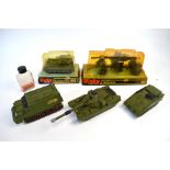 Dinky Toys - 88mm gun No. 652, mint in blister box to/with Scorpion Tank No. 690 (boxed) Chieftain