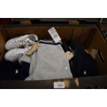 A box of new Ralph Lauren children's clothing, Nike trainers, leggings etc. [P18016806, P18016803,