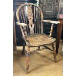 Windsor elm armchair