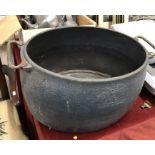 A zinc lined ash bucket to/w a Holcroft 40 pts ham boiler (2)