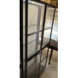 Ikea glass four door display cabinet