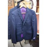 A new gentleman's Gianni Feraud navy wool jacket, continental size 40 [P1716568D]