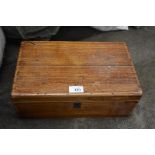 An oak box