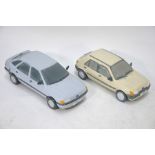 Two Lladro model cars - Ford Fiesta 1989 and Ford Escort 1990 (2)Fiesta - Good condition - no