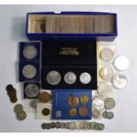 A quantity of 20th century British and World coinage, including nickel, copper, two silver proof