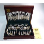 A good quality canteen of epns flatware and cutlery (little used)