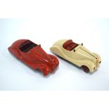 Two Schuco clockwork cars - Examico 4001 and Akustico 2002 - both a/f