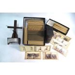 Approximately 400 late 19th century stereoscopic photographs, American & European topography,
