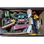 A quantity of Dinky, Corgi and other model vehicles, in played-with condition (box)