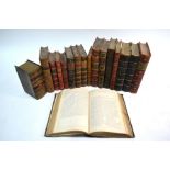 Bindings: various 19th century leather-bound vols, literature including Charlotte Bronte's 'Shirley'