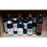 Eight bottles of vintage French red wine, 1953 Calvet Pomerol, 1955 Chateau Talbot Cordier, 1964