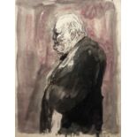 Felix Topolski (1907-1989) an original study of Sir Winston Churchill at the House of Commons
