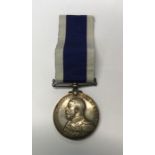 George V Navy Long Service Good Conduct Medal to 155738 G S Bates, Btn H. M. Coastguard
