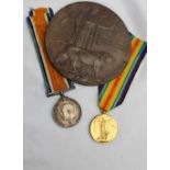 Two World War I medals including The British War Medal and The Victory Medal issued to 23329 PTE E.