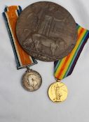 Two World War I medals including The British War Medal and The Victory Medal issued to 23329 PTE E.