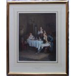 Henry Reynolds Steer Called to Account Watercolour Signed and inscribed The Roger Widdas Gallery