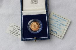An Elizabeth II presentation half gold sovereign,