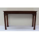 A 19th century mahogany side table,