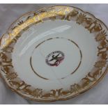 An armorial Nantgarw porcelain soup dish from the Ramsey Service, circa 1817-20,