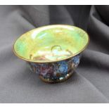 A Wedgwood lustre bowl, decorated to the interior with a dragon,