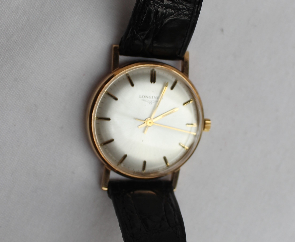 A 9ct yellow gold Gentleman's Longines wristwatch, - Image 4 of 8