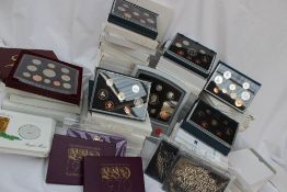 A large collection of Royal Mint United Kingdom Proof coin sets,