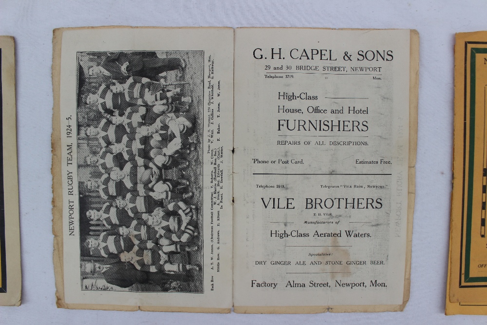 A 1924 Newport v New Zealand All Blacks Invincibles rugby programme - played at The Athletic Ground - Image 10 of 14