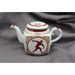 A 1980 Russian Olympic commemorative teapot,