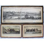 After Samuel & Nathaniel Buck The North-West View of Cardiff in the County of Glamorgan A black and