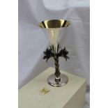 An Elizabeth II silver and silver gilt limited edition commemorative goblet "Made by order of the