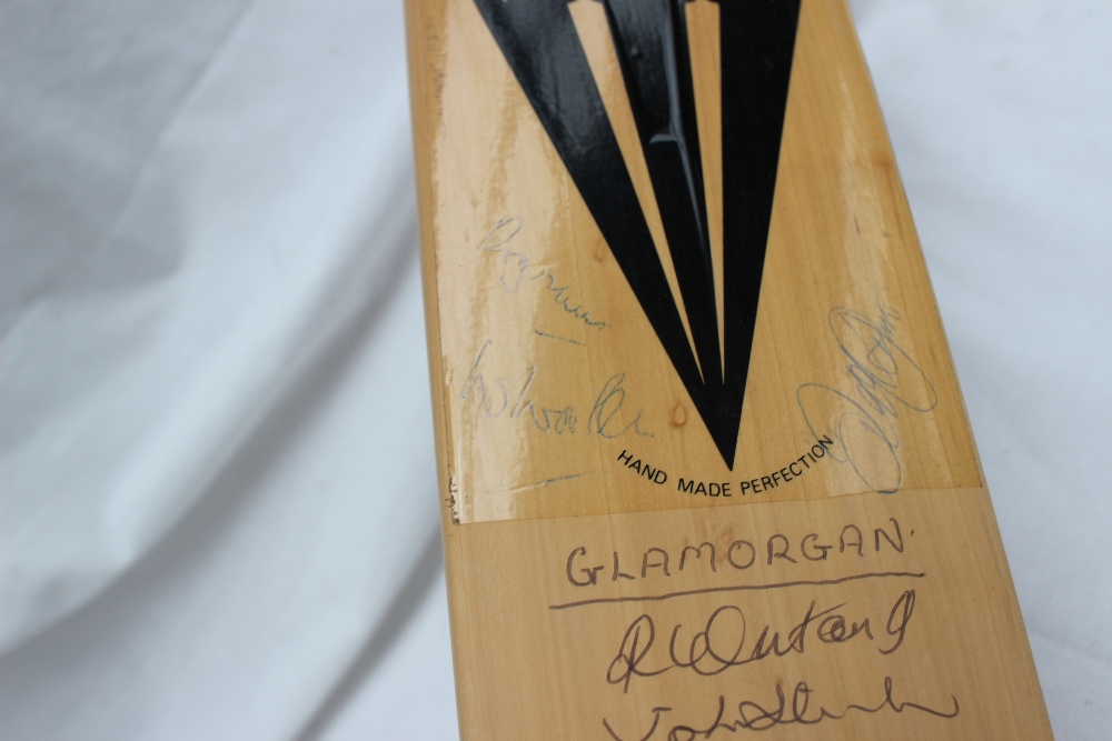 A Duncan Fearnley Cricket bat, signed by The Glamorgan and Kent teams, including Neil Taylor, - Image 6 of 6