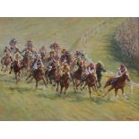 William Petty of Buenos Aires Four Furlongs out Oil on canvas Signed 58 x 78cm *Artists Resale