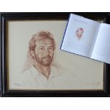 Jocelyn Galsworthy Matthew Peter Maynard Pastel Signed by Matthew Maynard and Jocelyn Galsworthy