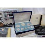 A coinage of Belize collector's solid silver proof set,