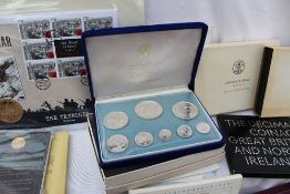 A coinage of Belize collector's solid silver proof set,