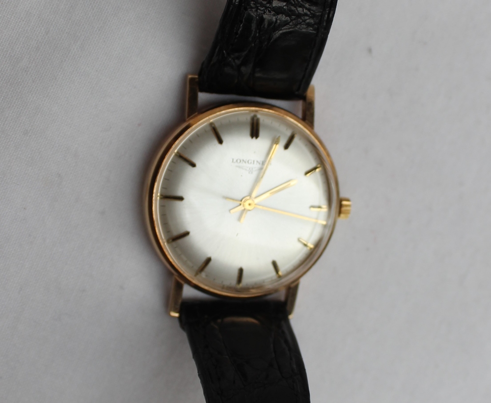 A 9ct yellow gold Gentleman's Longines wristwatch, - Image 3 of 8