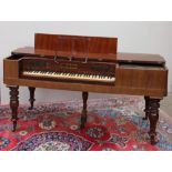 A Collard & Collard mahogany square piano,