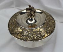 An Elizabeth II silver and silver gilt limited edition commemorative bowl for "The Royal Canadian