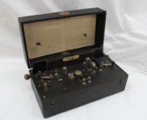 'The Millet Crystal Set', contained within a black leatherette covered case,
