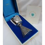An Elizabeth II silver limited edition commemorative goblet "Made by order of the Dean and Chapter