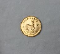 A South African 1975 gold Krugerrand