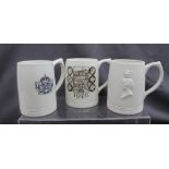 Keith Murray for Wedgwood - A beer tankard produced to commemorate the first firing biscuit and