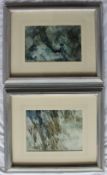 Frederick Donald Blake Abstract Watercolour Signed 14.