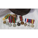 Two World War I medals,
