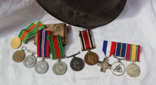 Two World War I medals,