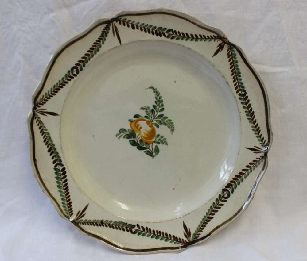 A pair of Swansea pottery plates, with a scalloped edge, - Image 21 of 24