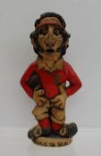 A John Hughes pottery Grogg titled "Thomas the tackle", signed to the base, 30.