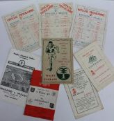 A collection of Rugby programmes including England v Ireland 9th February 1929,